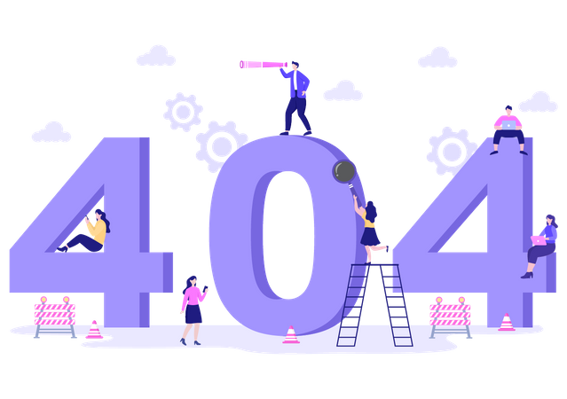 Lost in space illustration